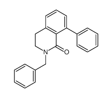 2-Benzyl-8-phenyl-3,4-dihydroisoquinolin-1(2H)-one结构式