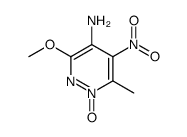 4-Pyridazinamine,3-methoxy-6-methyl-5-nitro-,1-oxide(9CI) picture