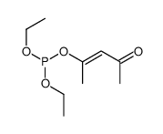 diethyl 4-oxopent-2-en-2-yl phosphite Structure