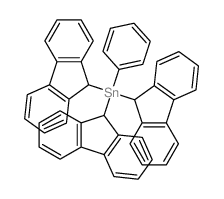 tris(9H-fluoren-9-yl)-phenyl-stannane Structure
