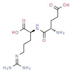 H-Glu-Arg-OH acetate salt结构式