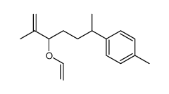 2-Methyl-6-(p-tolyl)-3-vinyloxy-hepten-1 Structure