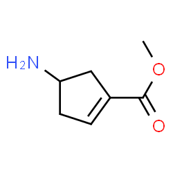 1-Cyclopentene-1-carboxylicacid,4-amino-,methylester(9CI)结构式