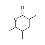 3,5,6-trimethyloxan-2-one结构式