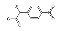 2-bromo-2-(4-nitrophenyl)acetyl chloride结构式