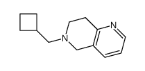 6-(cyclobutylmethyl)-7,8-dihydro-5H-1,6-naphthyridine Structure