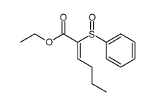 ethyl 2-phenylsulfinyl-Z-2-hexenoate Structure