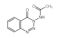 N-(7-oxo-8,9,10-triazabicyclo[4.4.0]deca-1,3,5,9-tetraen-8-yl)acetamide结构式