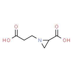 1-Aziridinepropanoicacid,2-carboxy-,(2S)-(9CI) Structure