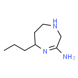 1H-1,4-Diazepin-3-amine,2,5,6,7-tetrahydro-5-propyl-(9CI) Structure