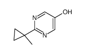 5-Pyrimidinol, 2-(1-methylcyclopropyl)- (9CI) Structure