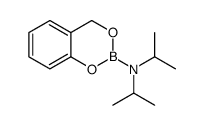 N,N-Diisopropyl-4H-benzo[d][1,3,2]dioxaborinin-2-amine structure