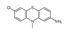 7-chloro-10-methyl-10H-phenothiazin-2-amine结构式