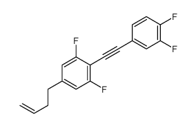 5-but-3-enyl-2-[2-(3,4-difluorophenyl)ethynyl]-1,3-difluorobenzene Structure