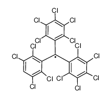 4-H-tetradecachlorotriphenylmethyl radical Structure