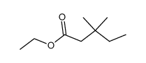 3,3-dimethyl-valeric acid ethyl ester结构式