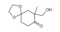1,4-Dioxaspiro[4.5]decan-8-one,7-(hydroxymethyl)-7-methyl-(9CI) picture