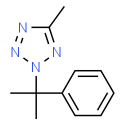 2H-Tetrazole,5-methyl-2-(1-methyl-1-phenylethyl)-(9CI) structure