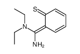 6-[amino(diethylamino)methylidene]cyclohexa-2,4-diene-1-thione Structure
