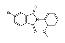 5-bromo-2-(2-methoxyphenyl)isoindole-1,3-dione Structure