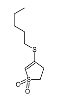 4-pentylsulfanyl-2,3-dihydrothiophene 1,1-dioxide Structure