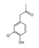 1-(3-chloro-4-hydroxyphenyl)propan-2-one Structure