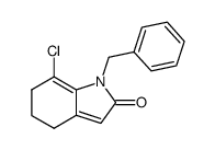 1-benzyl-7-chloro-1,4,5,6-tetrahydro-2H-indol-2-one Structure