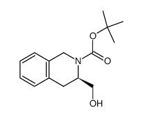 (R)-N-Boc-1,2,3,4-tetrahydro-3-isoquinolinylmethanol Structure