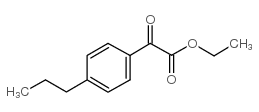 Ethyl 4-n-propylbenzoylformate structure