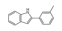 2-(3-METHYLPHENYL)-1H-INDOLE structure