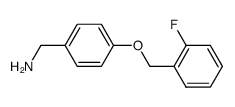 4-((2'-fluoro)benzyloxy)benzylamine结构式