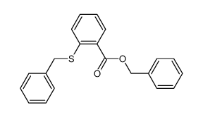 benzyl o-(benzylthio)benzoate Structure