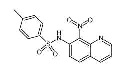 N-(8-nitro-[7]quinolyl)-toluene-4-sulfonamide结构式