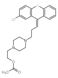珠氯噻醇醋酸酯结构式