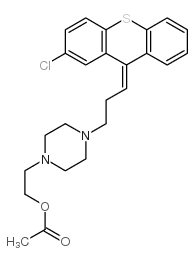 Zuclopenthixol acetate structure