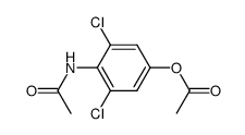 5-acetoxy-2-acetylamino-1,3-dichloro-benzene Structure