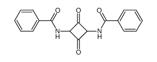 2,4-bis-benzoylamino-cyclobutane-1,3-dione Structure