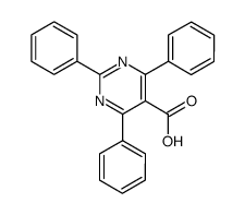 2,4,6-triphenyl-pyrimidine-5-carboxylic acid结构式