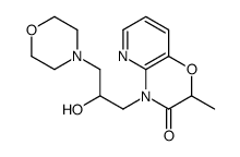 4-(2-hydroxy-3-morpholin-4-ylpropyl)-2-methylpyrido[3,2-b][1,4]oxazin-3-one Structure