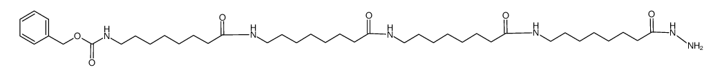 35-benzyloxycarbonylamino-10,19,28-trioxo-9,18,27-triazapentatriacontanohydrazide Structure