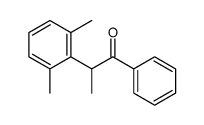 2-(2,6-dimethylphenyl)-1-phenylpropan-1-one结构式