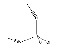 FeCl2(acetonitrile)2 Structure