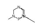 3,5,8-trimethyl-1,3,5,8-tetraza-4-phosphabicyclo[2.2.2]octane结构式