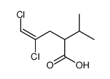 4,5-dichloro-2-propan-2-ylpent-4-enoic acid Structure