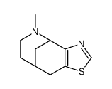 4,8-Methanothiazolo[4,5-c]azocine, 4,5,6,7,8,9-hexahydro-5-methyl Structure