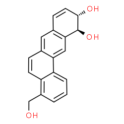 4-hydroxymethylbenz(a)anthracene-10,11-dihydrodiol structure