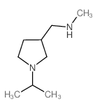 1-(1-异丙基吡咯烷-3-基)-N-甲基甲胺结构式