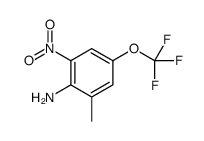 2-AMINO-3-METHYL-5-(TRIFLUOROMETHOXY)NITROBENZENE Structure