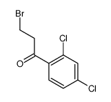 3-bromo-1-(2,4-dichlorophenyl)propan-1-one Structure