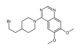 4-[4-(2-bromoethyl)piperidin-1-yl]-6,7-dimethoxyquinazoline Structure
